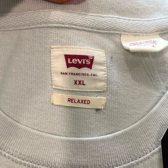NWT Levi’s Relaxed 100% Cotton Long Sleeve Sweatshirt Size XXL - Picture 5 of 8